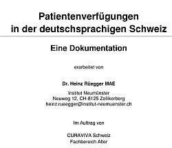 Patientenverfügungen d-CH